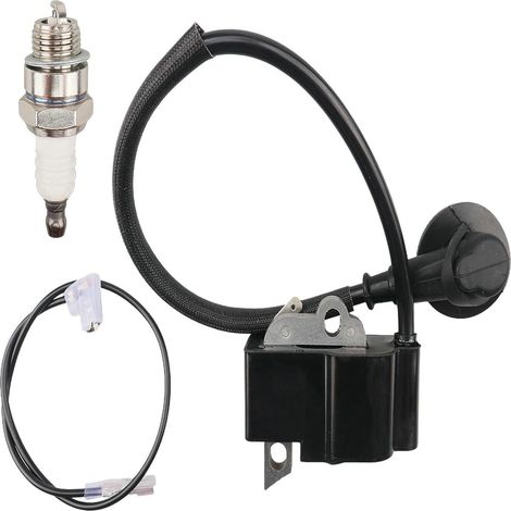 Ignition coil for STIHL MS311/MS391 chainsaw, high-voltage transformer compatible with the original standard solution MS311Z/MS391Z for starting difficulties and stalling.