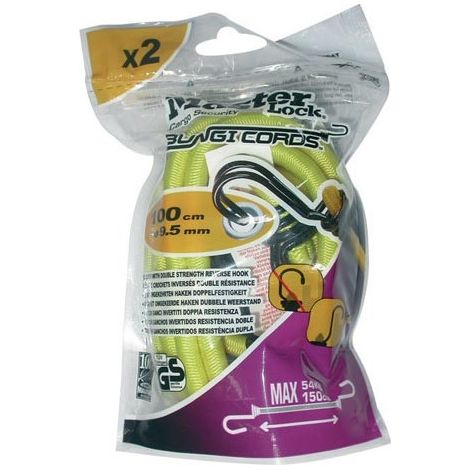 Master Lock con dos correas de soporte de doble gancho de 100cm