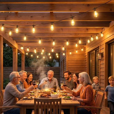 Guirlande lumineuse RGBW Globe IP44 étanche, guirlande LED décorative pour intérieur et extérieur, rideau lumineux à globes multicolores.