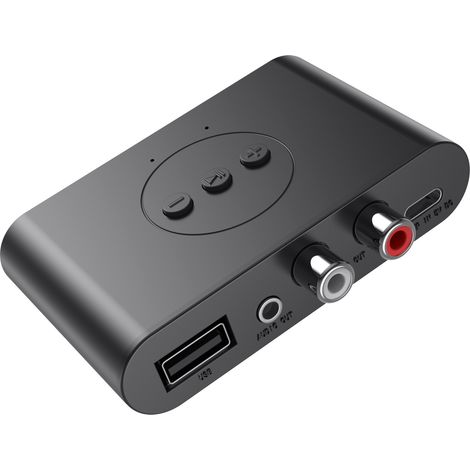 Version 5.2 NFC-Bluetooth-Musikempfänger für die Nutzung im Auto, Freisprechfunktion, unterstützt Musikwiedergabe von USB-Sticks. B21 Bluetooth. (1/4)