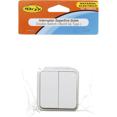 Interruptor Oryx Superficie Doble