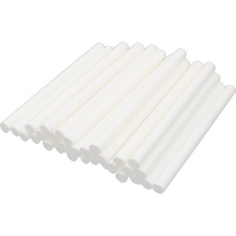 30pcs bâtons de colle thermofusible 100mmx7mm adhésif blanc laiteux pour pistolet chauffant (1/5)