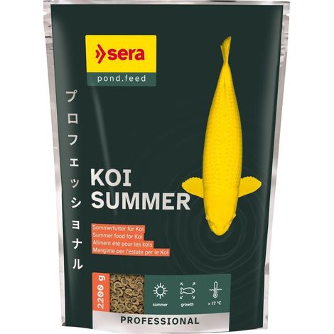 Sera Koi Professional Verano Alimento en Gránulos 2,2 kg