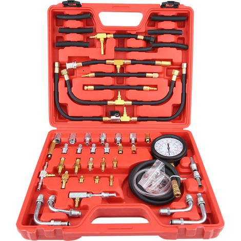 Kit de diagnostic de pression de carburant essence universel pour pompe d'injection et jauge de test (1/5)