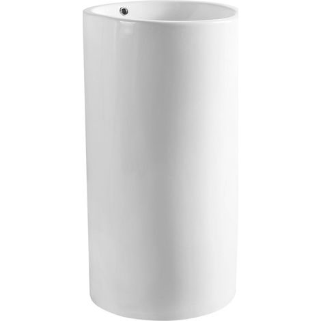 Mexen Nerda lavabo independiente 46 x 46 cm, blanco - 26084600 (1/2)
