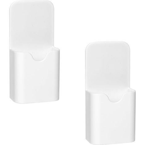 2pcs Porte-Stylos Magnétiques, Aimant Puissant Organisateur de Porte-Marqueurs Effaçable à Sec Porte-Crayons pour Réfrigérateur Tableau Blanc Fournitures Scolaires de Bureau à Domicile (Blanc)