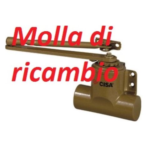 Cisa 07102.02.0 ressort de rechange pour ferme-porte basculant 60140.02