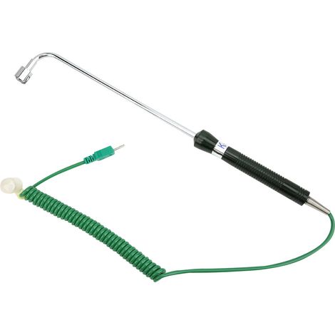 CEM NR-33 coude, thermomètre de moule solide de type L, thermocouple de surface de type K (1/5)