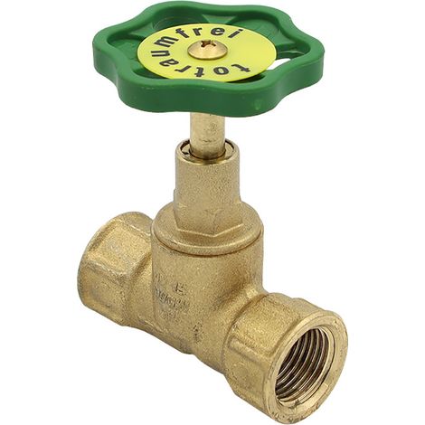 Durchgangsventil IG 3/8" - 2" mit Entleerung und steigende Spindel