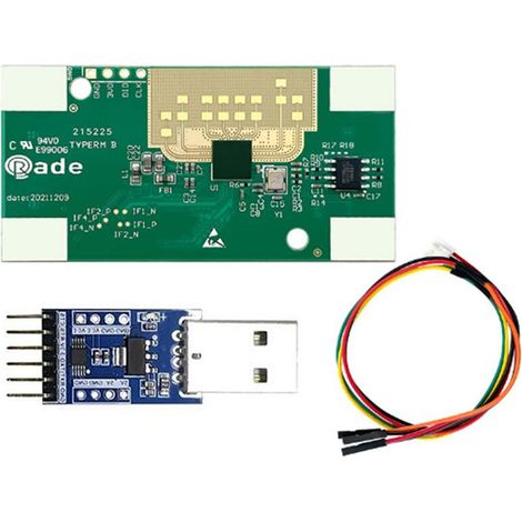 Módulo de detección de ondas milimétricas HLK-LD6001 4T3R 60G para seguimiento de trayectoria humana