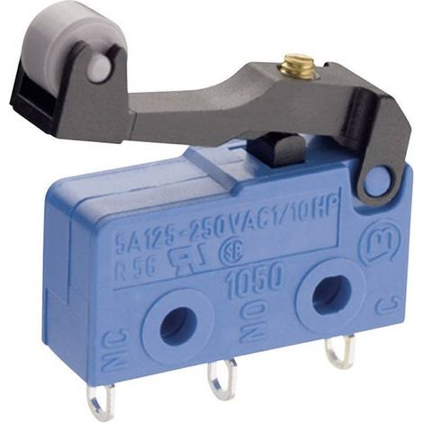 Marquardt 1050.6702 Microinterruttore 1050.6702 250 V/AC 5 A 1 x On / (On) Momentaneo 1 pz.