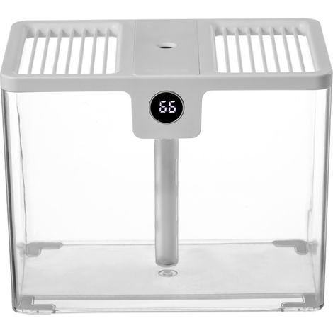 Humidificateur d'air entièrement transparent de 1,5 L, grande capacité, purificateur d'air, 2 modes, diffuseur d'huiles essentielles réglable (1/4)