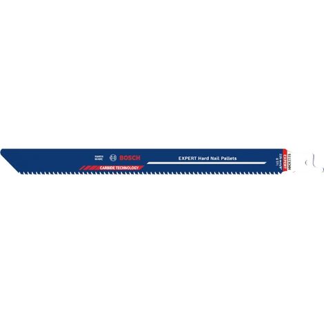 BOSCH Säbelsägeblatt Hard Nail Pallets Länge 225 mm Breite 19 mmZahnteilung TPI 8 3 mm Konstante Zahnteilung 1 Stück / Karte (1/5)