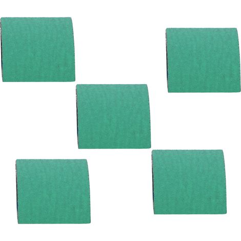 Lot de 5 bandes abrasives grain 60 pour l'ébavurage, l'alumine et le polissage du bois (1/5)