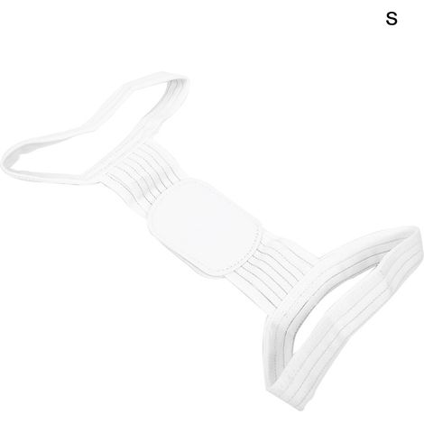 Correcteur de posture respirant pour épaules et dos, orthèse dorsale réglable, blanc
