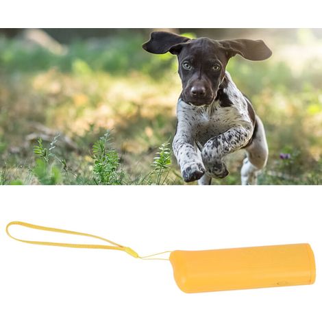 Détecteur Ultrasonique pour Chiens Jaune Sans Batterie - KZQ