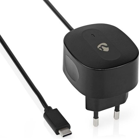 nedis WCHAC300ABK cargador negro 5 V 3000 mA USB-C (1/5)