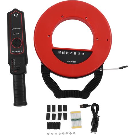 Rohrverstopfungsdetektor 20M, Scanner für Stahl-, Eisen- und PVC-Rohre, Diagnosegerät für Verstopfungen (1/5)