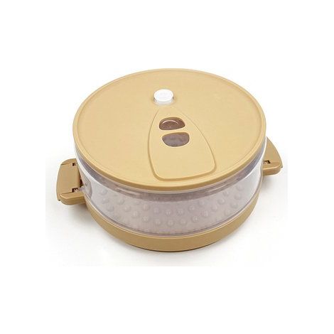 Cocedor y vaporera de patatas para microondas – Perfecto para patatas asadas – Con tapa – Horneado fácil en minutos – Libre de BPA (1/5)
