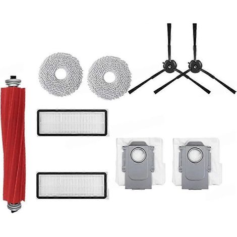 Filtre pour aspirateur brosse pour aspirateur Filtre de brosse pour aspirateur filtre de Qrevo Pro / Qrevo S / Qrevo MaxV Robot Aspirateur Accessoires Serpillière Cloths HEPA Filtre Main Side Brosse L (1/5)