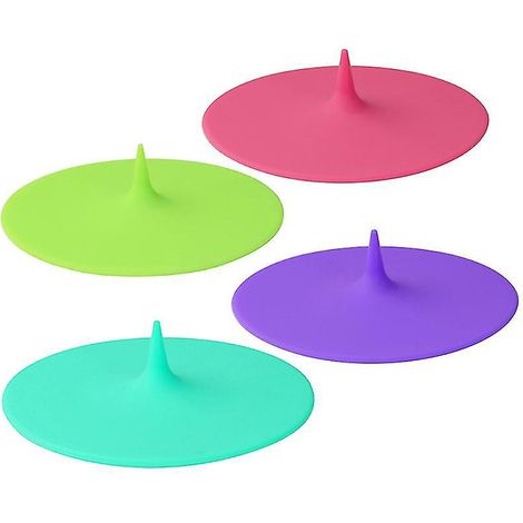 Lot de 4 couvercles à ventouse pour tasse (1/3)