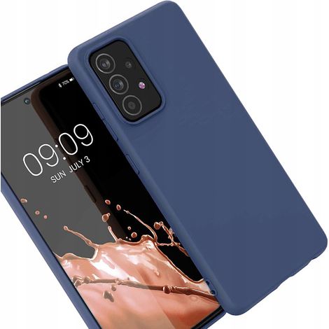 Flexible Silikonhülle für Samsung Galaxy A22 4G, blau (1/5)