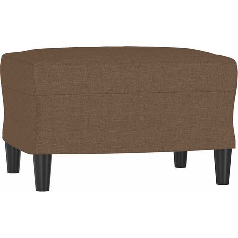 Fußhocker Braun 60x50x41 cm Stoff vidaXL
