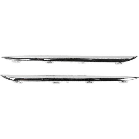 pièces de moulure latérale chromée de pare-chocs arrière de remplacement pour Mercedes-Benz Classe C W205 Standard (avant restylage) 2015 à 2018 (1/5)