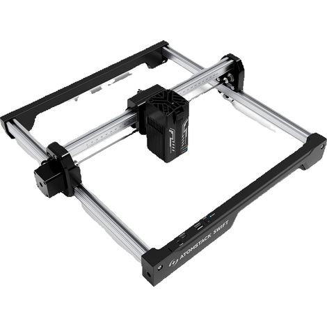 Grabadora láser, 7 W de potencia, área de trabajo de 300 x 300 mm, Swift 7 W (1/2)