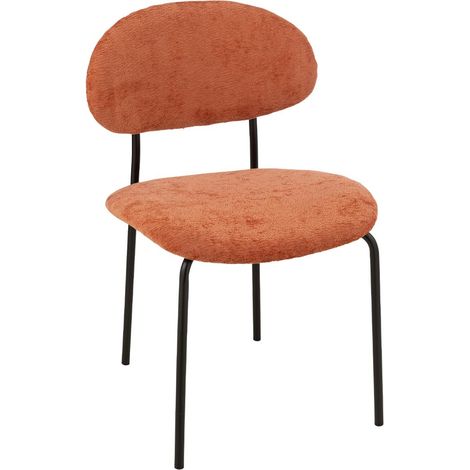 Chaise Design "Anise" 82cm Orange Rouille (1/5)