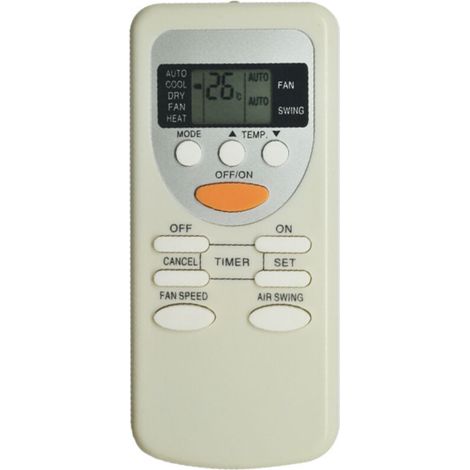 Compatible avec la télécommande du climatiseur Panasonic AC75C2581 (1/4)