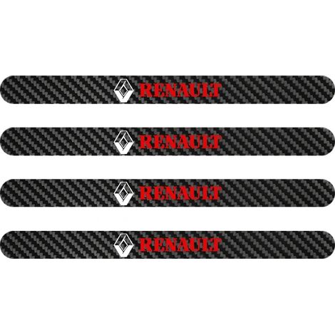 (4 pièces) Protection de poignée de porte pour Renault Koleos,Duster,Megane 2,Clio,Captur - Autocollants de protection de seuil de porte (1/3)