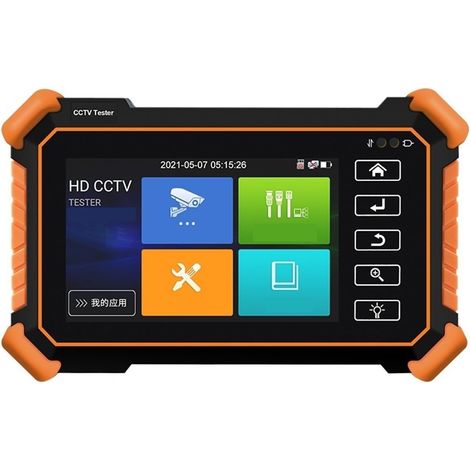 Testeur de caméra de sécurité CCTV IPC-1900 8K H.265 Test De Flux Principal AHD CVI TVI CCTV Testeur Analogique Moniteur Testeur De Caméra IP 4 Pouces Testeur De Vidéosurveillance Traceur De Câble(IPC (1/5)