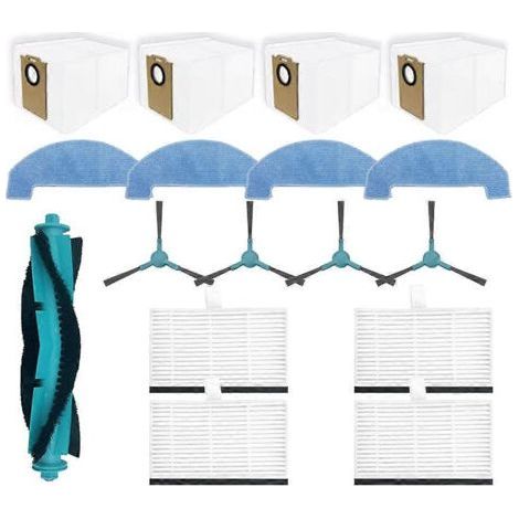 Pièces de rechange pour aspirateur Cecotec Conga 7690 Immortal Max : brosse principale, filtre HEPA et chiffon de nettoy. (1/5)