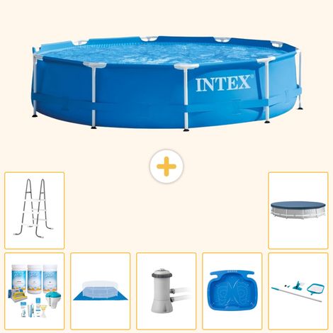Intex Piscine Tubulaire Ronde - 366x76 cm - 8-pièces S20435 (1/2)