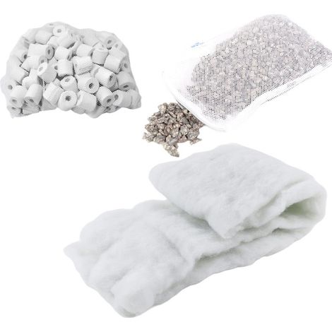 Pack Entretien Filtration Aquarium Céramique & Zéolite MAX 200 L (1/2)