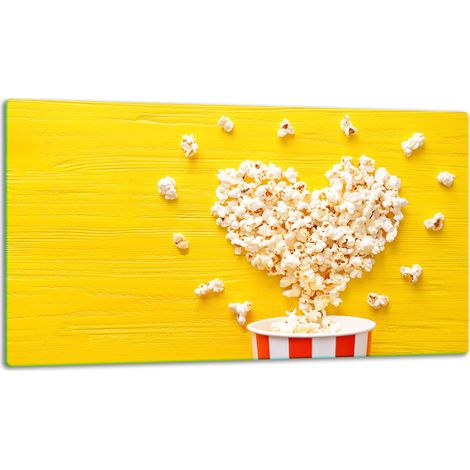 Schneidebrett aus Glas, 52x30 cm, Popcorn (1/5)