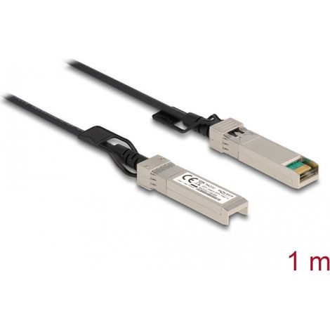 Delock Cable Twinax SFP+ macho  SFP+ macho 1 m