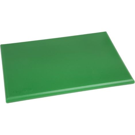 Planche à découper (L)450 x (P)300 x (H)25 mm, en polyéthylène vert (1/5)