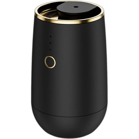 Diffuseur D'Aromathérapie D'Huiles Essentielles sans Bureau Portable Électrique pour Spa Maison Mini Voiture Synchronisation de Pulvérisation Noir Facile à Utiliser (1/5)