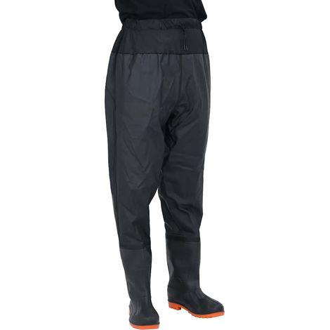 Vadeador de cintura con botas negro talla 39 (1/5)