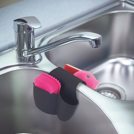 Porte Éponge - JE CHERCHE UNE IDEE - Double Compartiment - Flexible