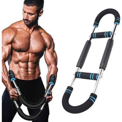 Barra de ejercicios Twisted Arm, barra de dominadas portátil con 3 niveles de resistencia, dispositivo de entrenamiento premium para los músculos del pecho, tríceps y abdominales. (1/5)