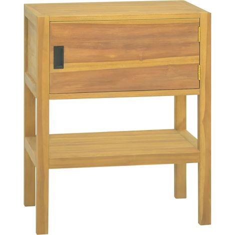 Armoire de salle de bain-Meuble de salle de bain 60x40x75 cm Bois de teck solide 293052 (1/5)