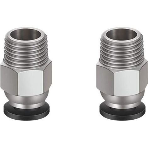 Connecteur Rapide d'air raccords Pneumatiques Rapides Dia LEMROE 2pcs 8mm(Noir PT3/8) (1/5)