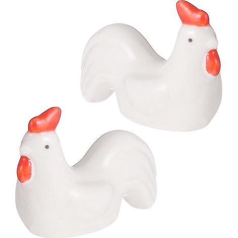 2-teilige Keramik-Hahnfigur (1/3)