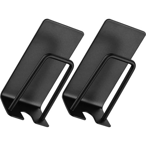 Wand Zahnbürstenhalter Zahnbürstenablage aus schwarzem