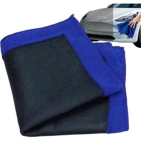 Chiffon microfibre pour entretien automobile, nettoyage et décontamination de carrosserie (1/5)