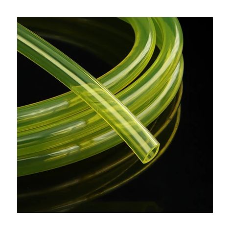 Tuyau d'huile flexible en TPU (jaune, diamètre intérieur 4 mm x diamètre extérieur 6 mm) résistant à l'huile, pour moto et voiture.