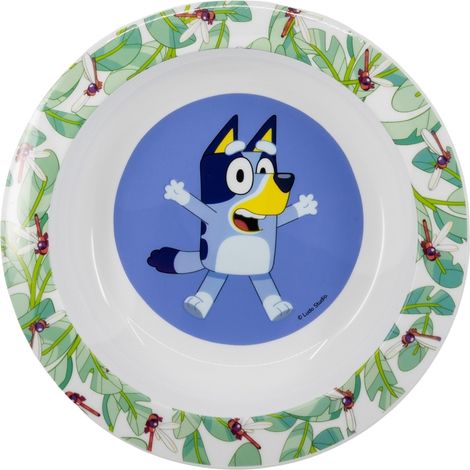 Plato hondo BLUEY de 15 cm, cuenco de plástico para niños (1/2)